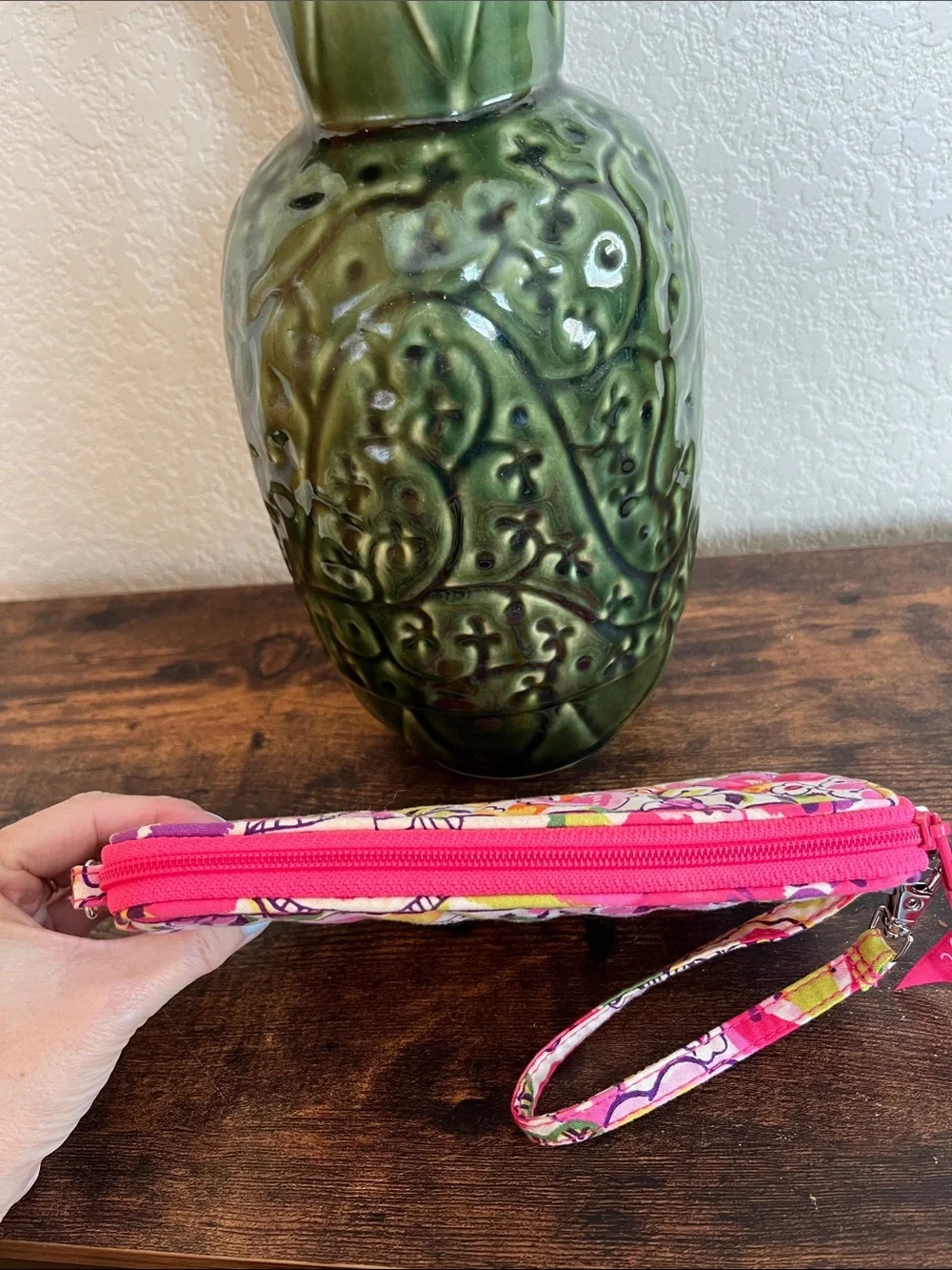 Vera Bradley Clementine zip wristlet wallet